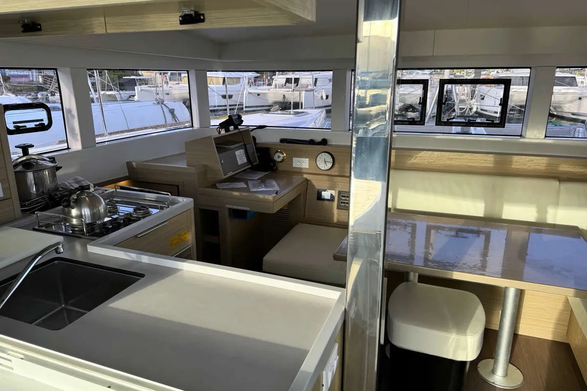 TI BO III, a Lagoon 40 catamaran at Alameda, United States