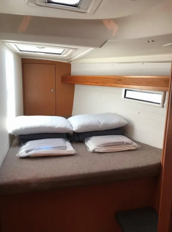 Juniper, a Bavaria Cruiser 50 sailboat at Municipal Unit of Lefkada, Greece