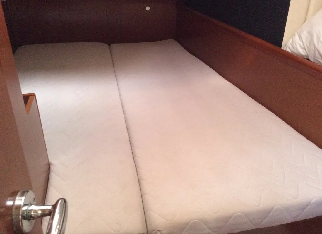 Cabin on Fantasea, a Beneteau Oceanis 43 sailboat at Athens, Greece