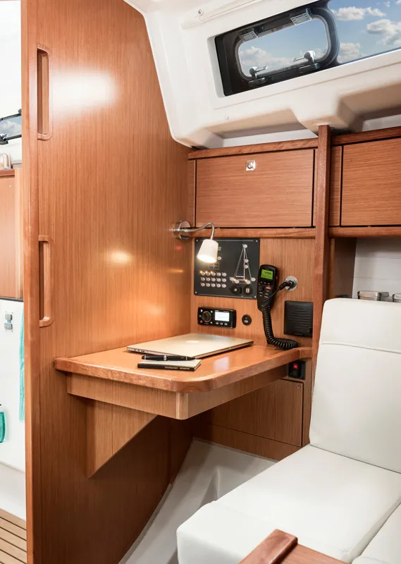 Saga, a Bavaria Cruiser 34 sailboat at Zadar, Croatia
