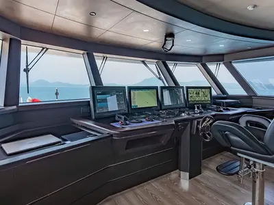 Cockpit of Song of Songs, a Motoryacht motor yacht at Pa Khlok, Thailand
