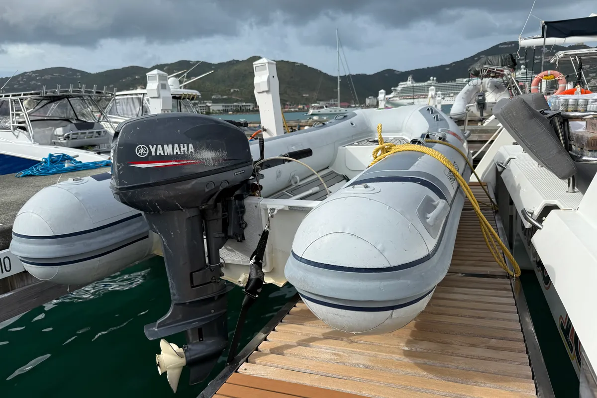 Parrot Ice, a Fountaine Pajot Saona 47 catamaran at Road Town, British Virgin Islands