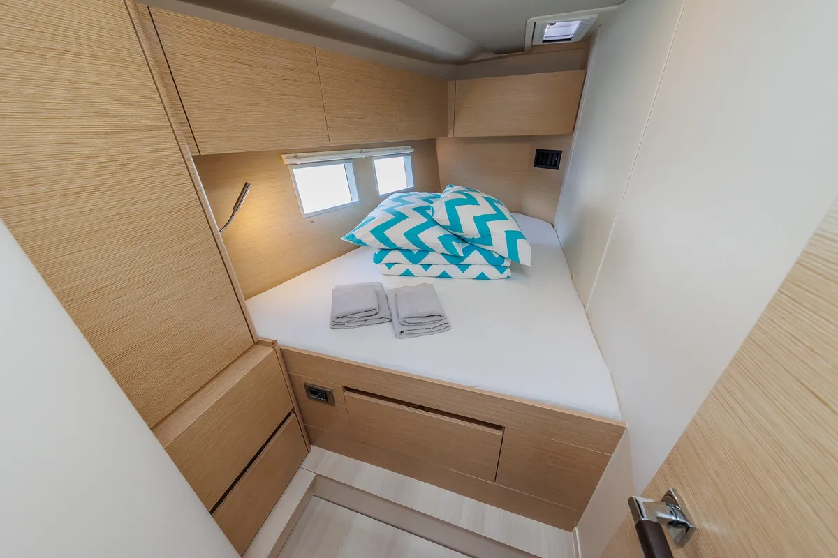 Cabin on Mischief 2.0, a Hanse 588 sailboat at Općina Sukošan, Croatia