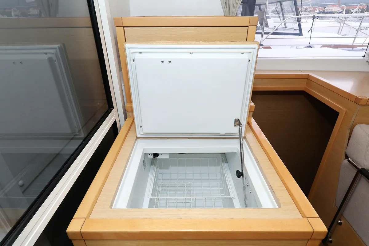 Galley of Ladies First, a Lagoon 400 S2 catamaran at Općina Rogoznica, Croatia