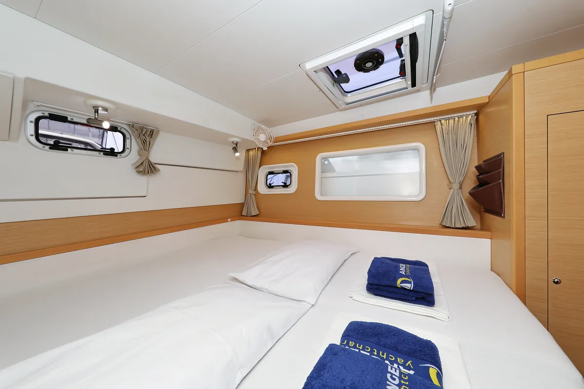 Cabin on Ladies First, a Lagoon 400 S2 catamaran at Općina Rogoznica, Croatia