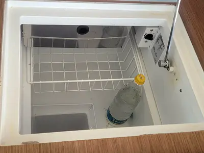 Galley of Katja BAH, a Lagoon 42 catamaran at Central Abaco, Bahamas