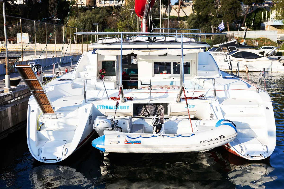 Lagoon 440, a catamaran at Preveza, Greece
