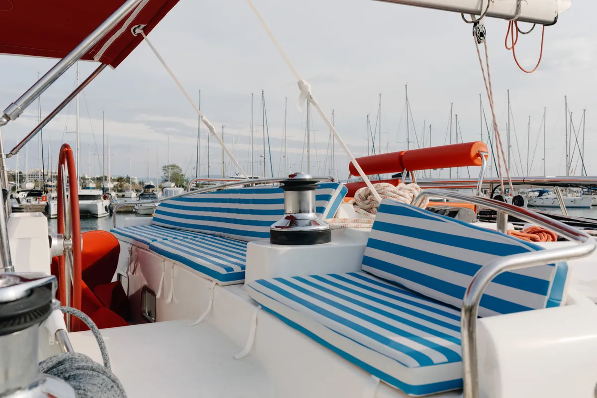 Lagoon 440, a catamaran at Preveza, Greece