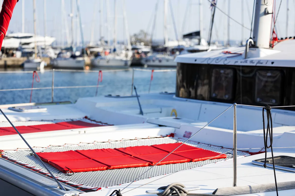 Lagoon 440, a catamaran at Preveza, Greece