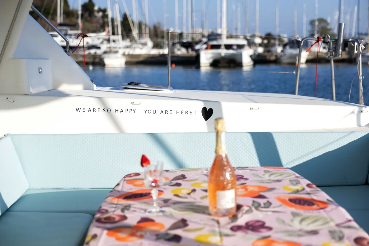 Lagoon 440, a catamaran at Preveza, Greece