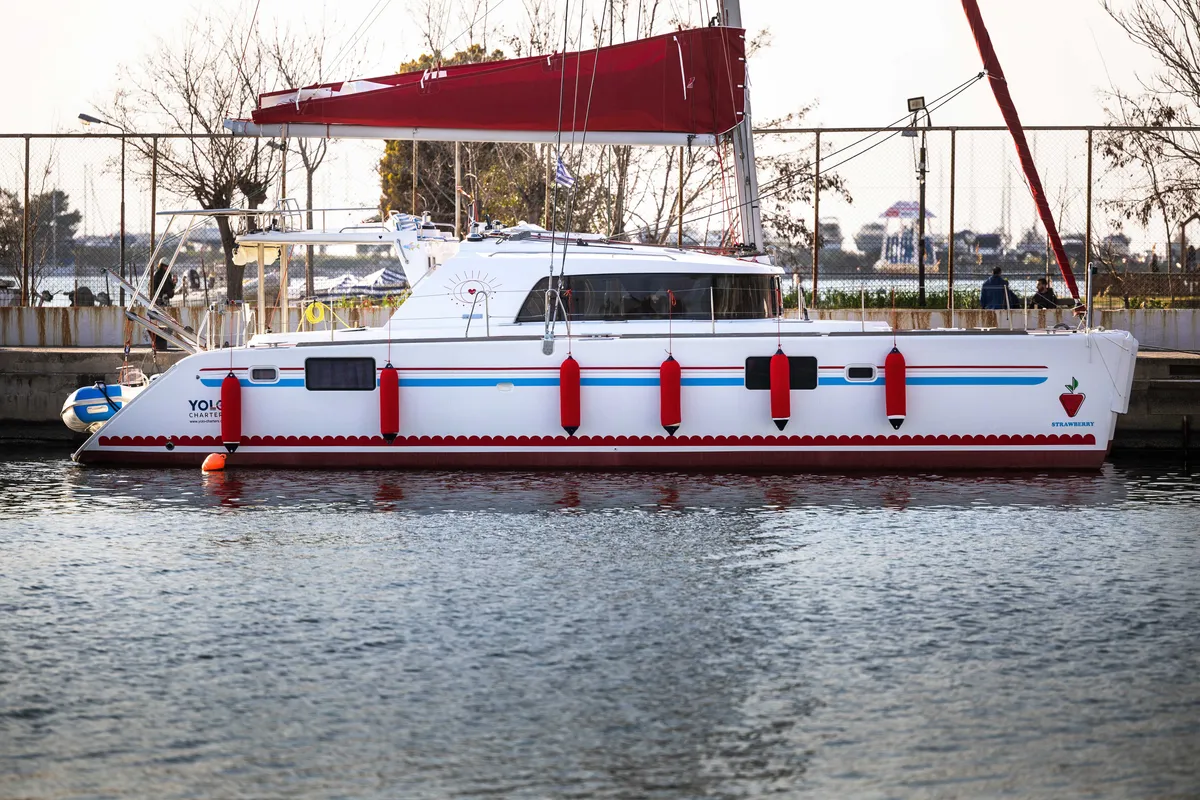 Lagoon 440, a catamaran at Preveza, Greece