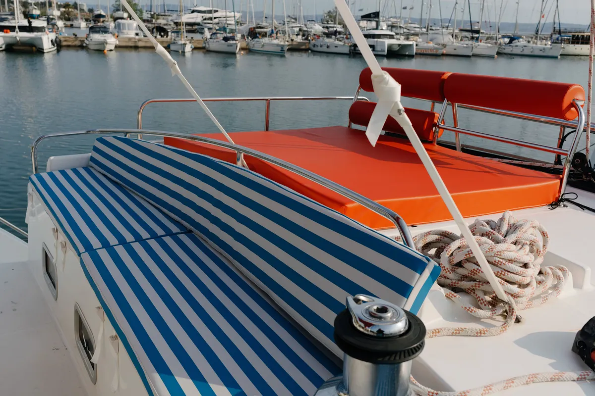 Lagoon 440, a catamaran at Preveza, Greece