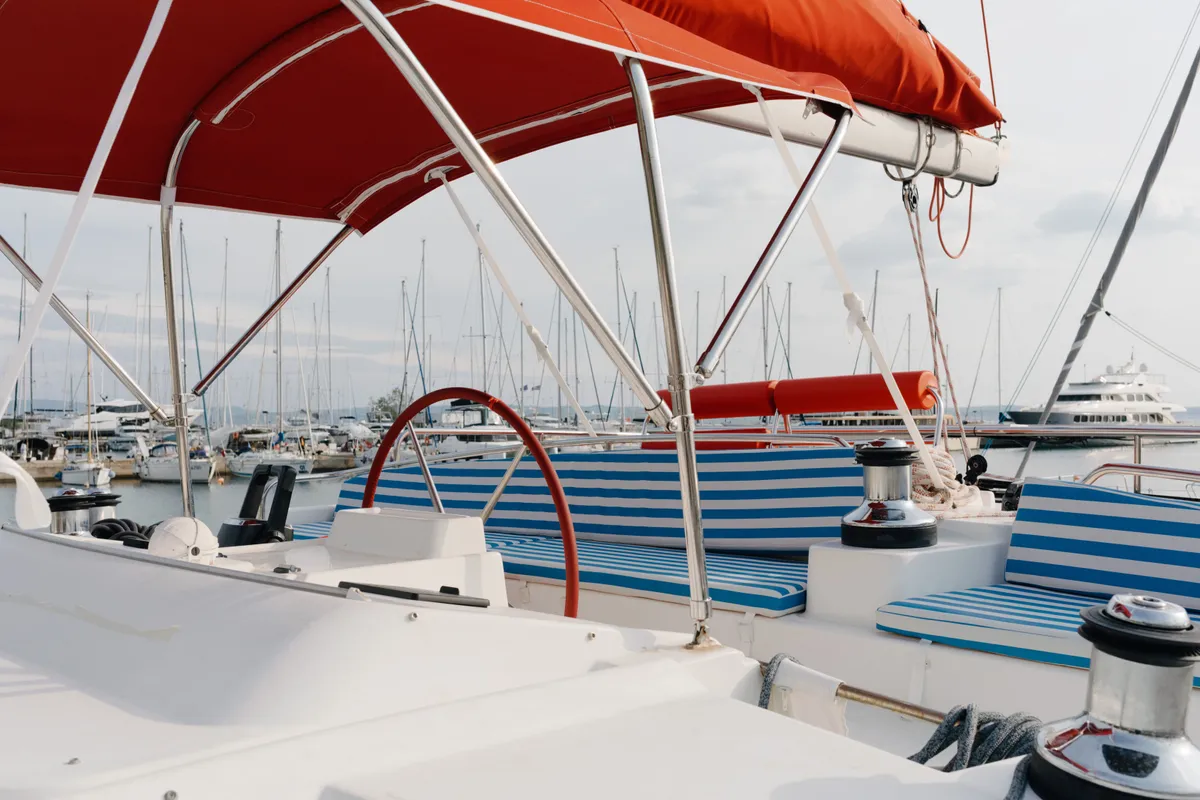 Lagoon 440, a catamaran at Preveza, Greece