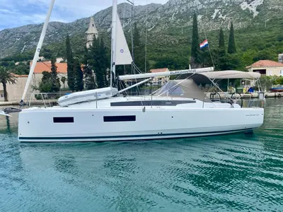 Anja, a Jeanneau Sun Odyssey 350 sailboat at Dubrovnik, Croatia