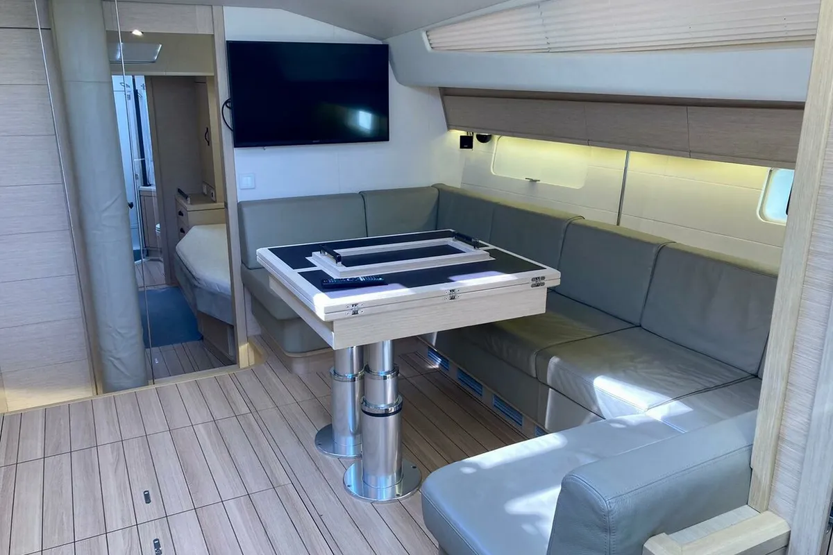 Salon of Nada III, a Jeanneau 64 sailboat at Grad Pula, Croatia