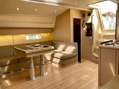 Salon of Nada III, a Jeanneau 64 sailboat at Grad Pula, Croatia