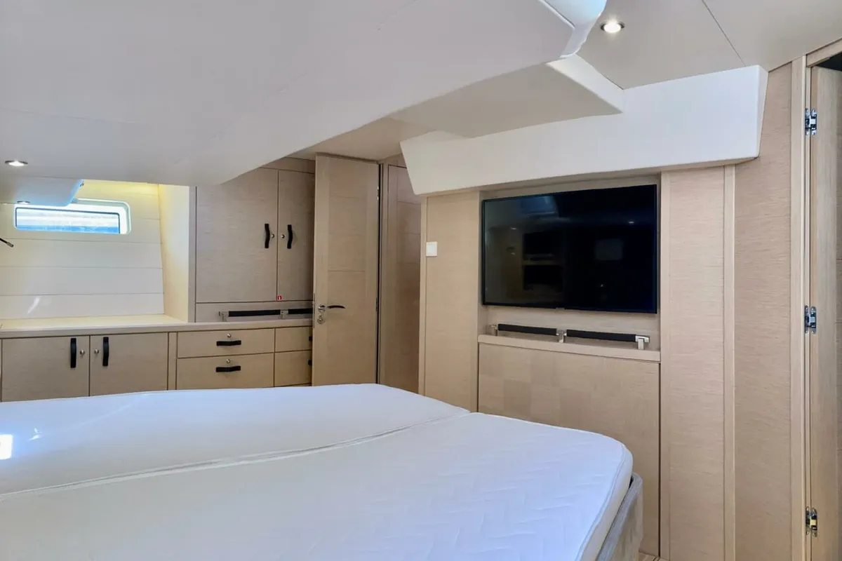 Cabin on Nada III, a Jeanneau 64 sailboat at Grad Pula, Croatia