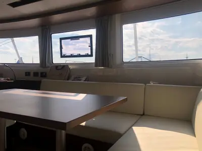 Galley of Terra Sarda, a Lagoon 46 catamaran at Cagliari, Italy