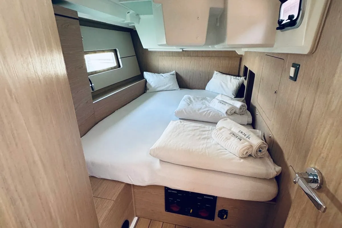 Cabin on ARYA, a Beneteau Oceanis 46.1 sailboat at Novi Vinodolski, Croatia