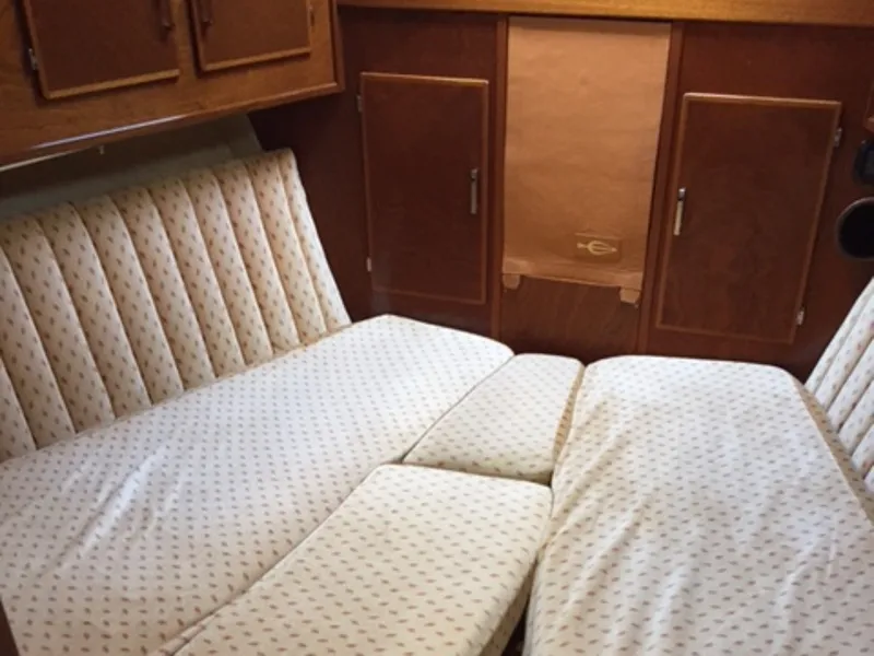 Cabin on Libertas, a Amel Supermaramu sailboat at Piombino, Italy