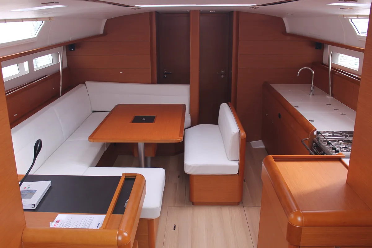 Mercury Planet, a Jeanneau Sun Odyssey 519 sailboat at Sitges, Spain