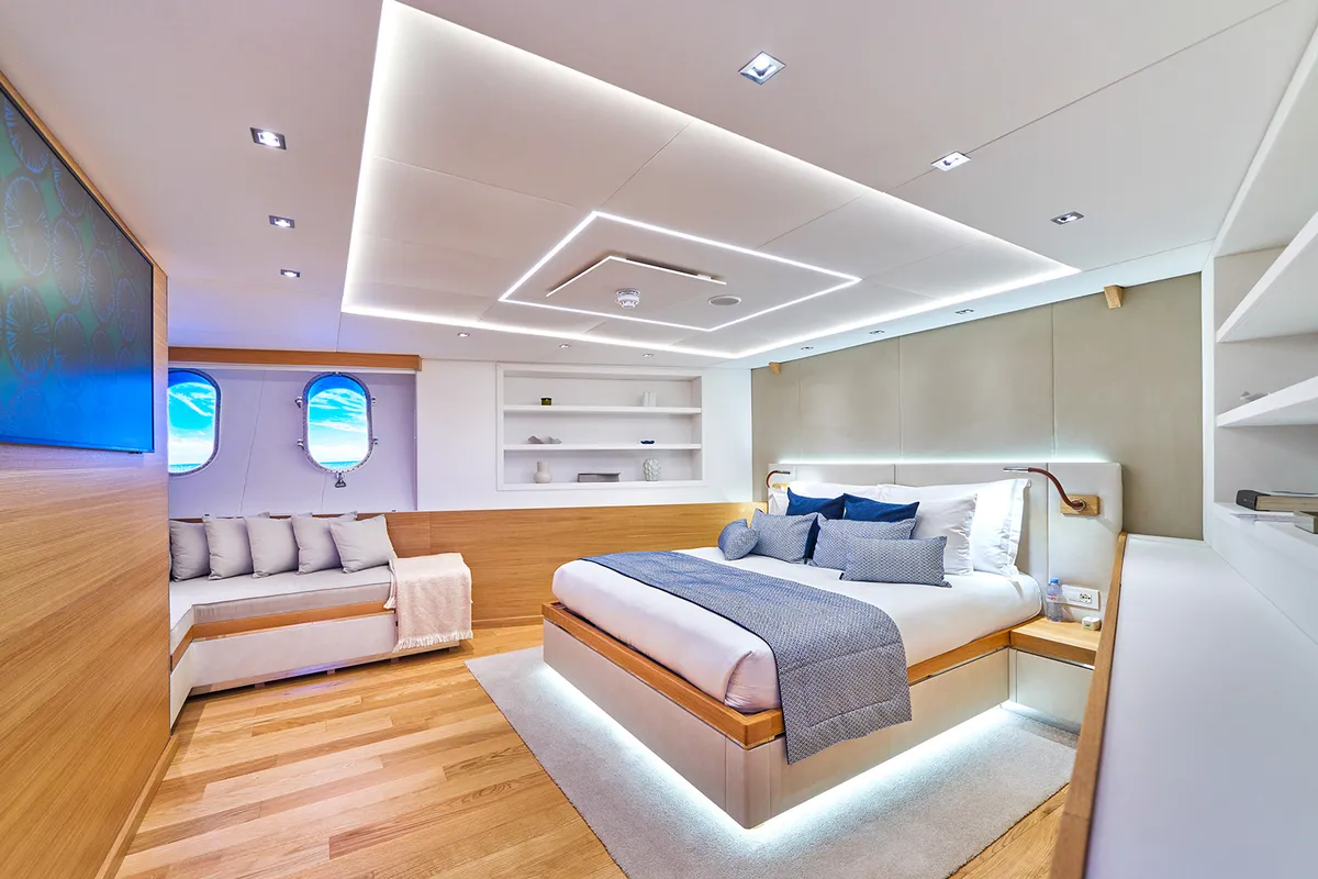 Cabin on ARGO, a Gulet Luxury Motor Yacht motor yacht at Split, Croatia
