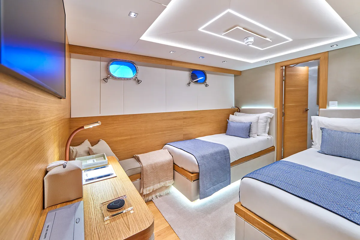 Cabin on ARGO, a Gulet Luxury Motor Yacht motor yacht at Split, Croatia