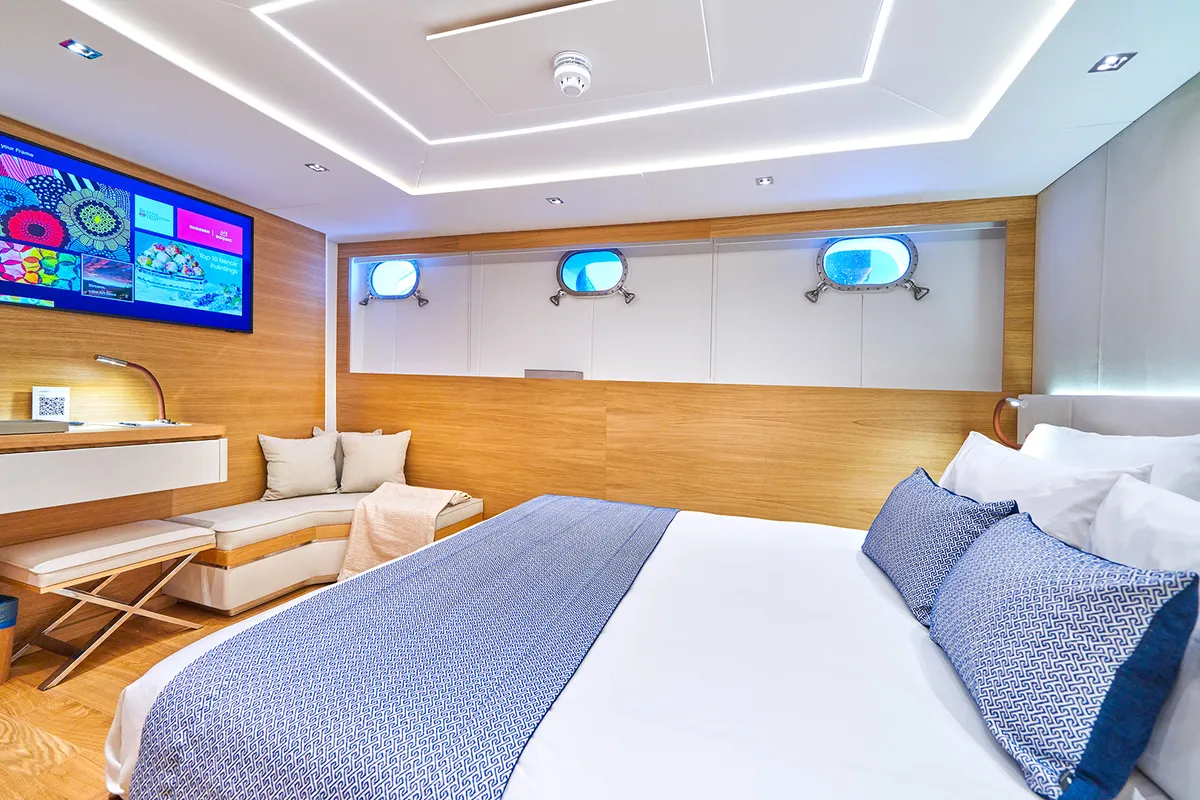Cabin on ARGO, a Gulet Luxury Motor Yacht motor yacht at Split, Croatia