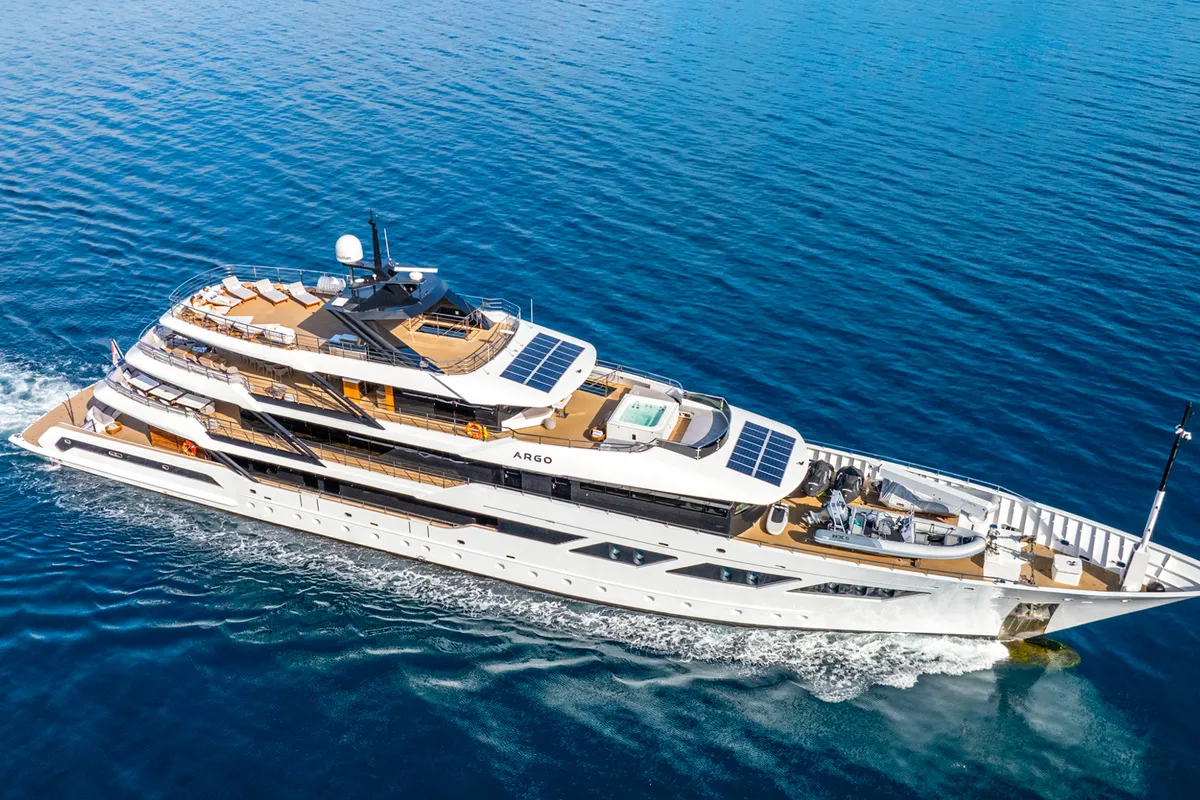 Exterior view of ARGO, a Gulet Luxury Motor Yacht motor yacht at Split, Croatia