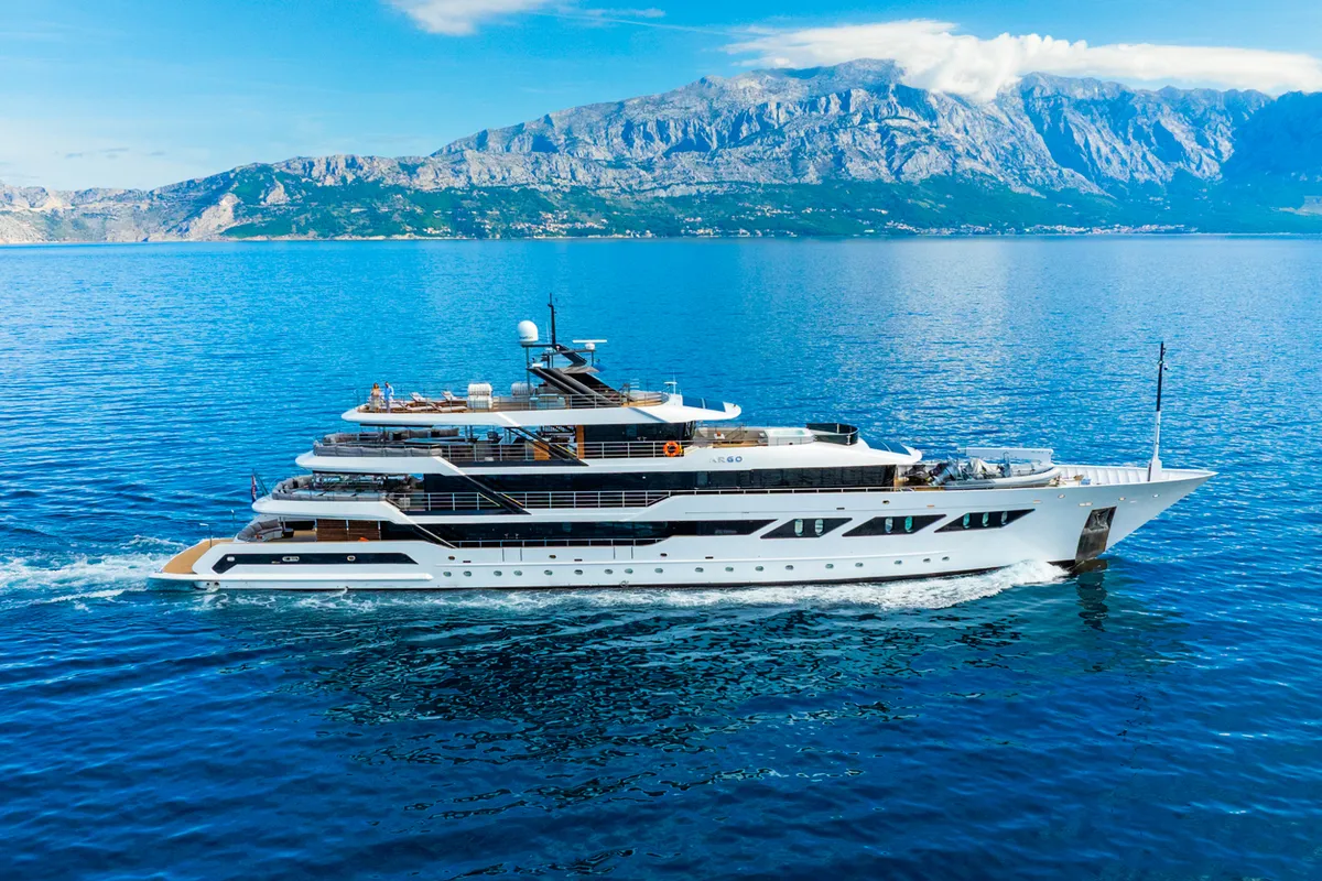 Exterior view of ARGO, a Gulet Luxury Motor Yacht motor yacht at Split, Croatia