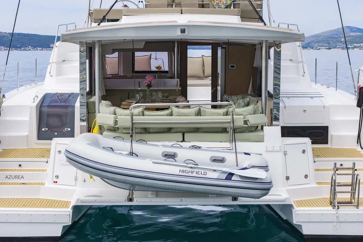 Azuréa, a Bali 4.6 catamaran at Grad Kaštela, Croatia