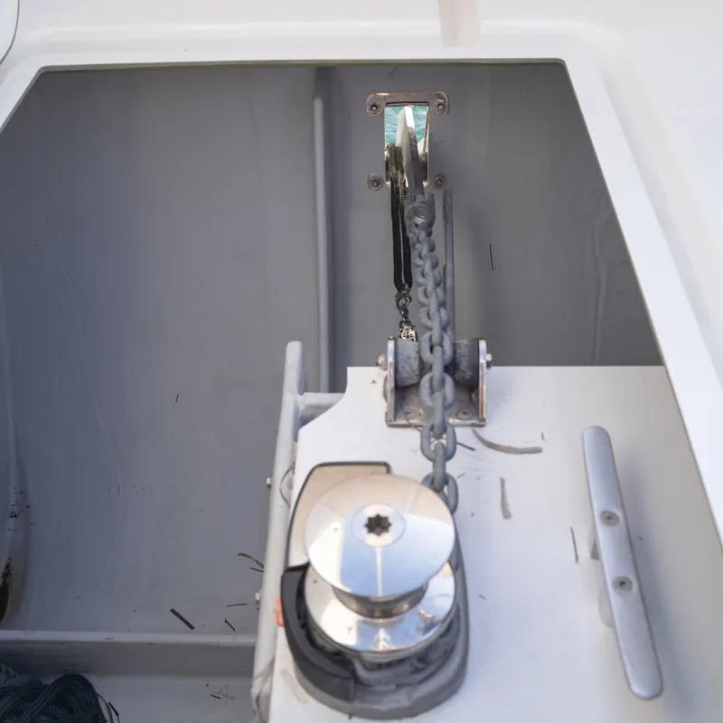 Blue Mandarin, a Fountaine Pajot Tanna 47 catamaran at Olbia, Italy