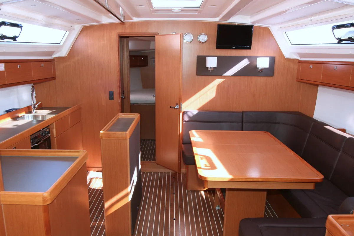 Salon of Beef, a Bavaria Cruiser 46 sailboat at Grad Pula, Croatia