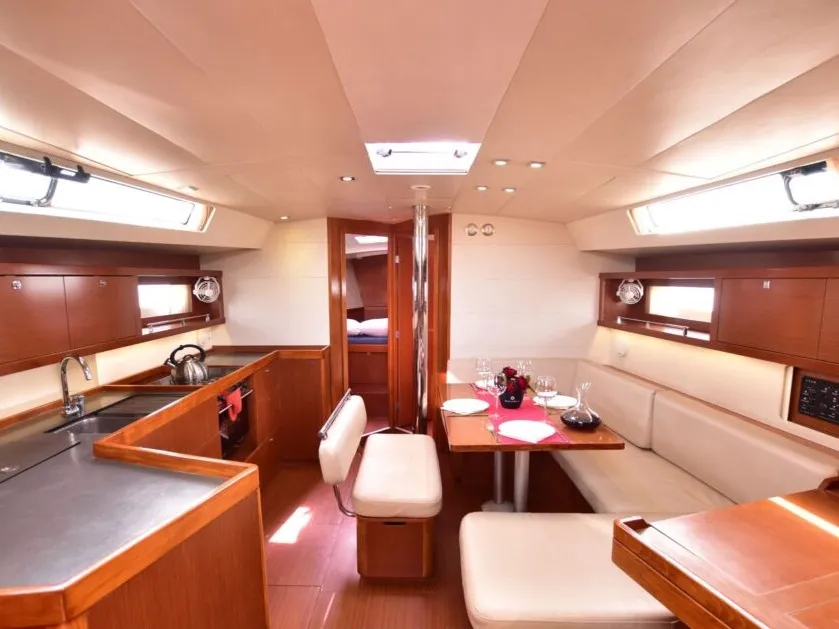 Melinda, a Beneteau Oceanis 45 sailboat at Municipal Unit of Lefkada, Greece