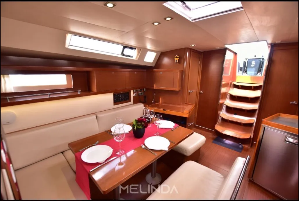 Melinda, a Beneteau Oceanis 45 sailboat at Municipal Unit of Lefkada, Greece