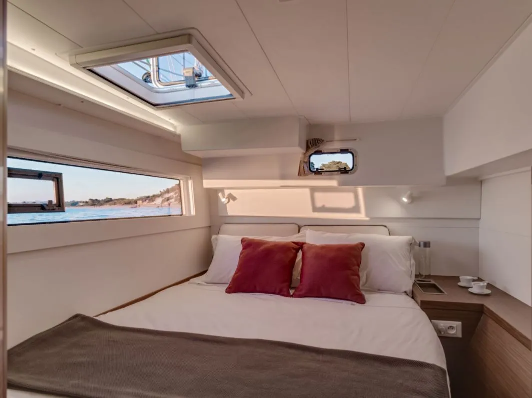 Cabin on Solentia, a Lagoon 40 catamaran at Rogač, Croatia