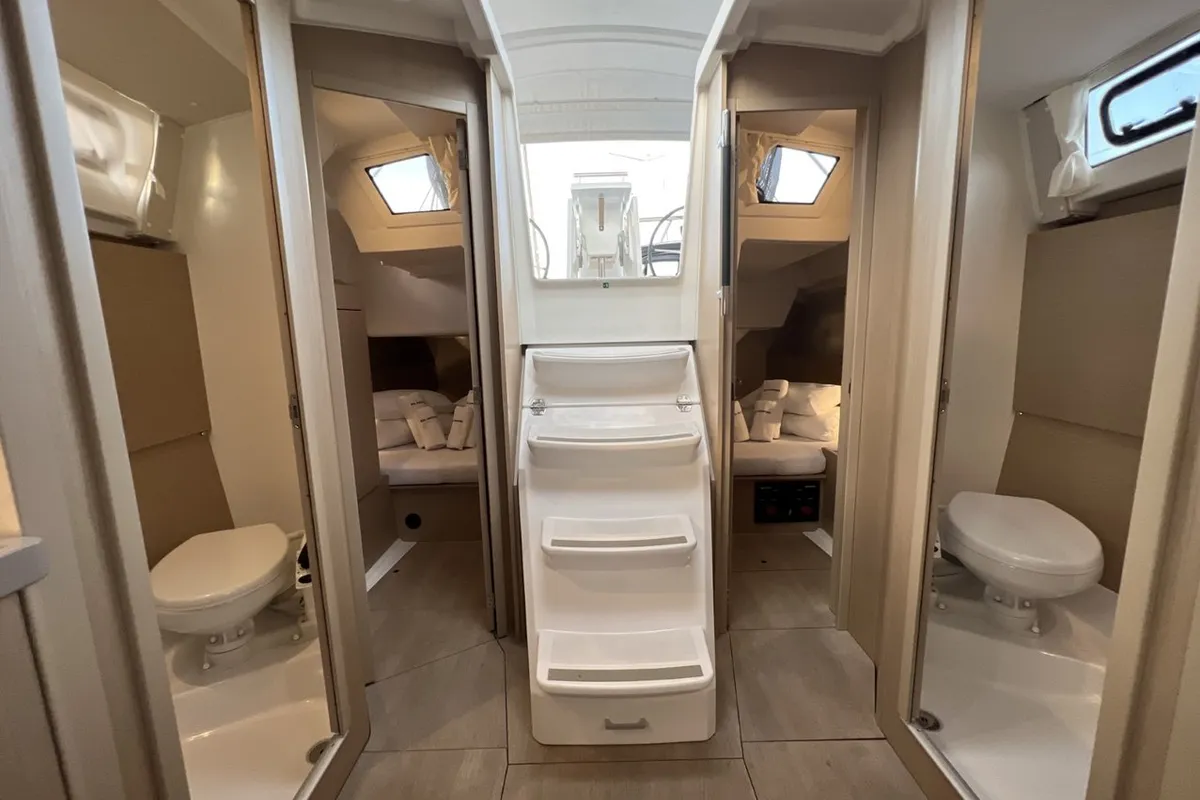 Cabin on Jana, a Beneteau Oceanis 38.1 sailboat at Grad Pula, Croatia