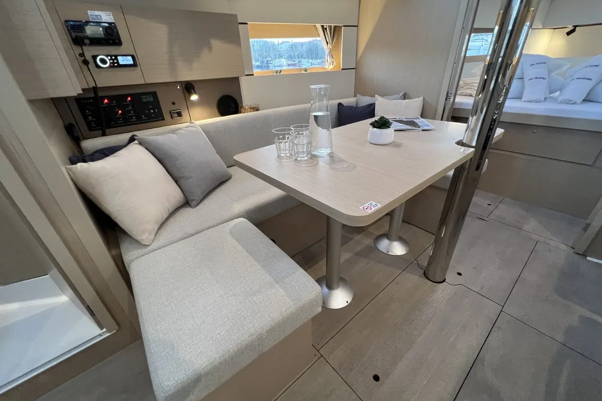 Salon of Jana, a Beneteau Oceanis 38.1 sailboat at Grad Pula, Croatia
