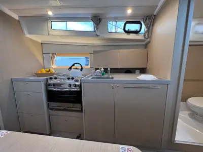 Galley of Jana, a Beneteau Oceanis 38.1 sailboat at Grad Pula, Croatia