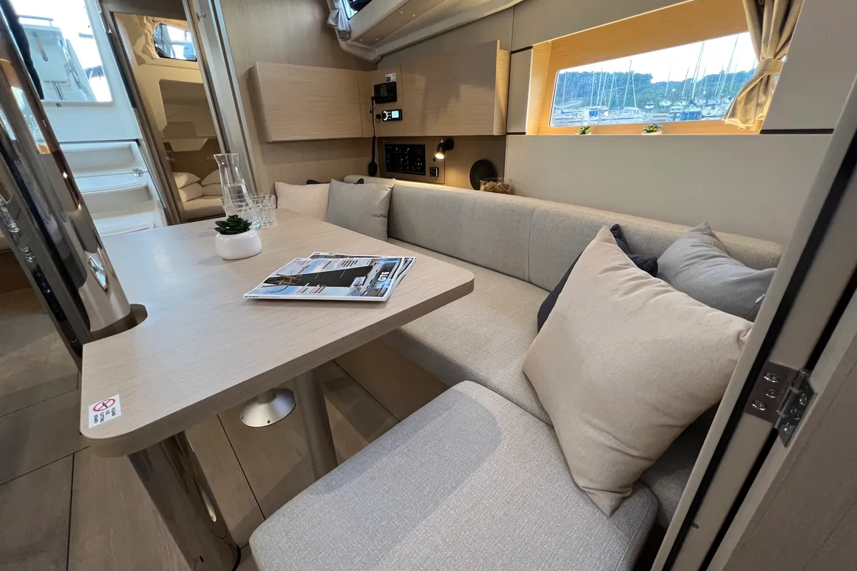 Salon of Jana, a Beneteau Oceanis 38.1 sailboat at Grad Pula, Croatia