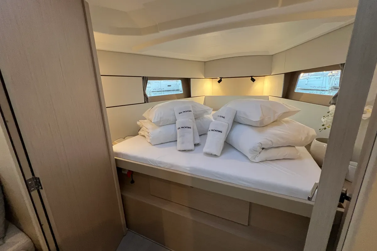 Cabin on Jana, a Beneteau Oceanis 38.1 sailboat at Grad Pula, Croatia