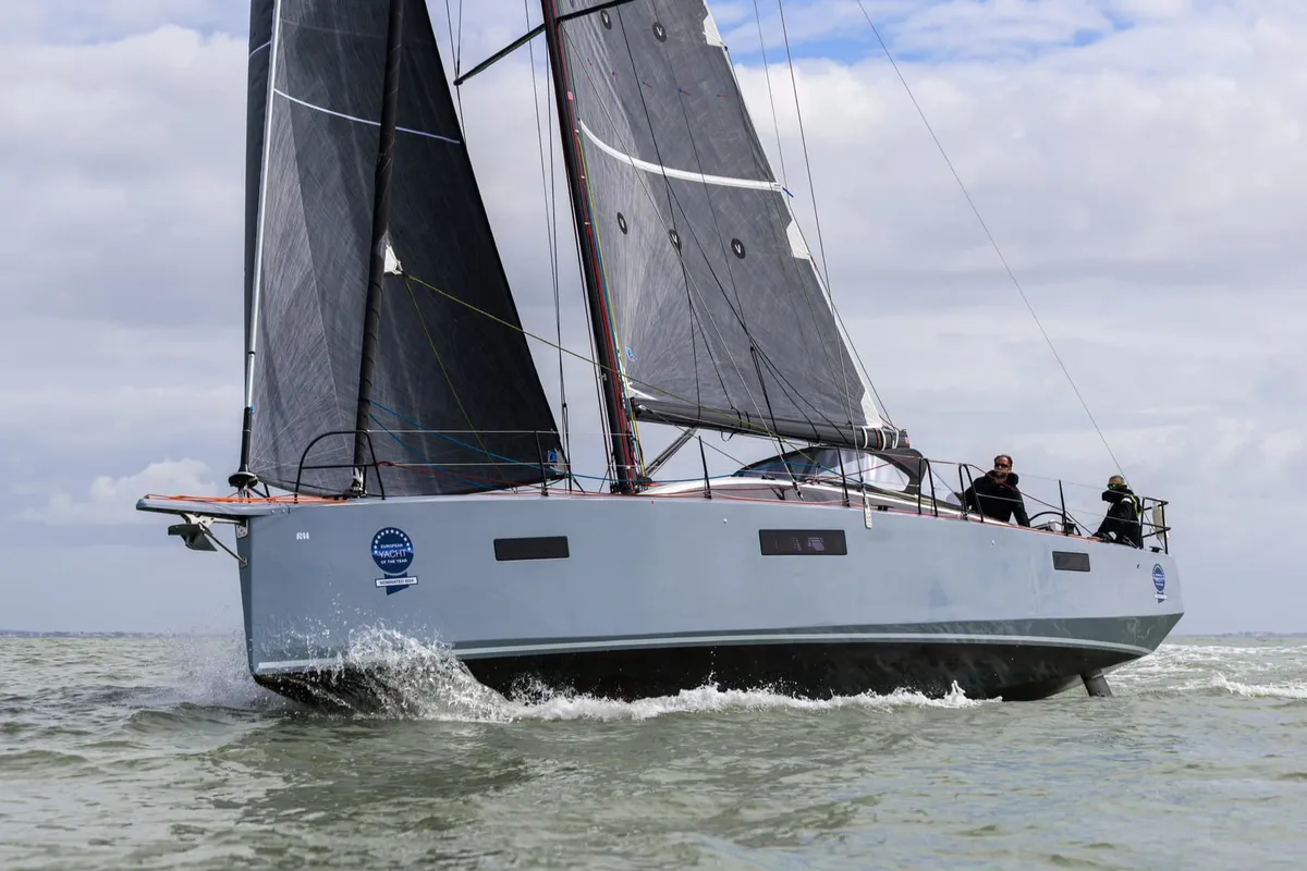 Exterior view of Letibbi, a RM 1380 sailboat at La Rochelle, France
