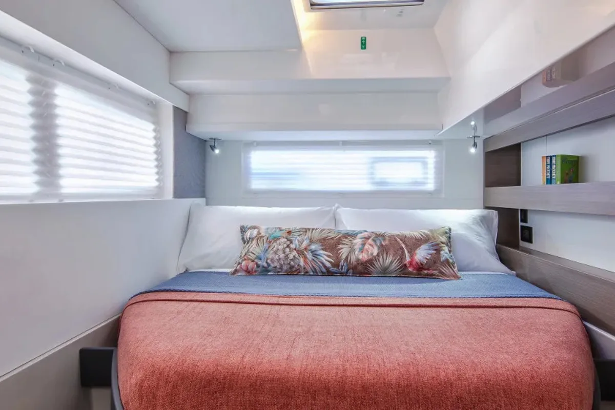 Cabin on Moorings 4200/3/3 Exclusive, a Leopard 42 catamaran at Road Town, British Virgin Islands