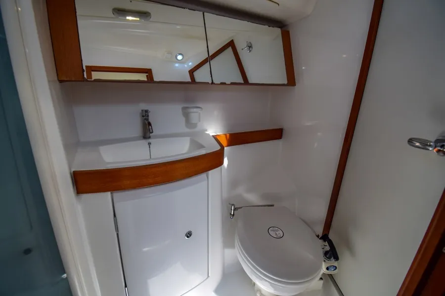 Head on Zezo, a Beneteau Oceanis 40 sailboat at Marmaris, Turkey