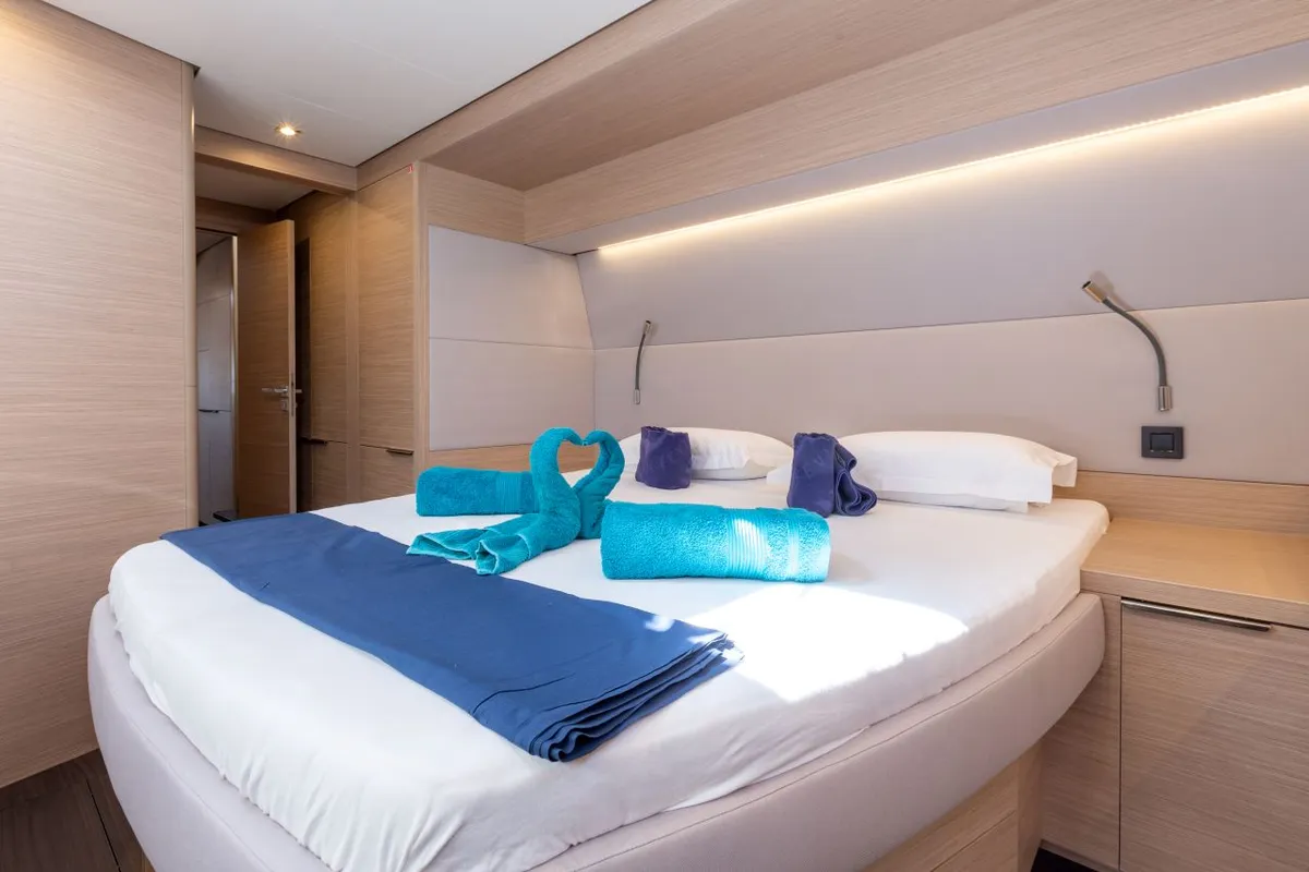 IRIS, a Lagoon 55 catamaran at Palma de Mallorca, Spain