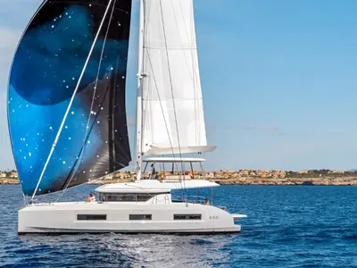 IRIS, a Lagoon 55 catamaran at Palma de Mallorca, Spain