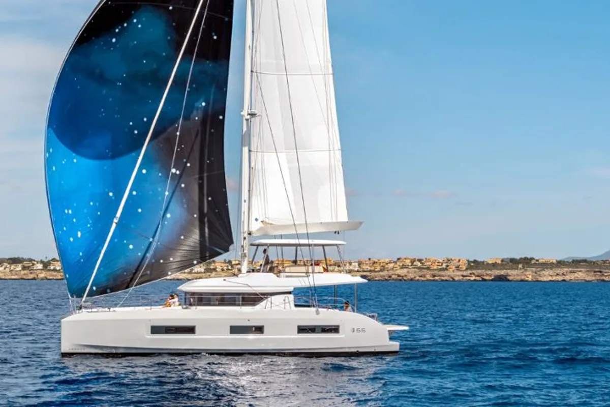 IRIS, a Lagoon 55 catamaran at Palma de Mallorca, Spain