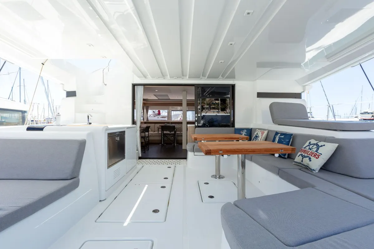 IRISEMMA, a Lagoon 55 - 4 + 2 cab. catamaran at Palma de Mallorca, Spain