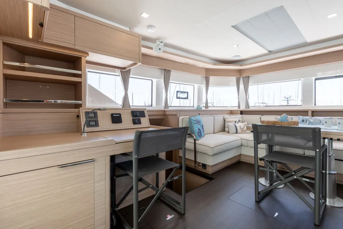 IRISEMMA, a Lagoon 55 - 4 + 2 cab. catamaran at Palma de Mallorca, Spain