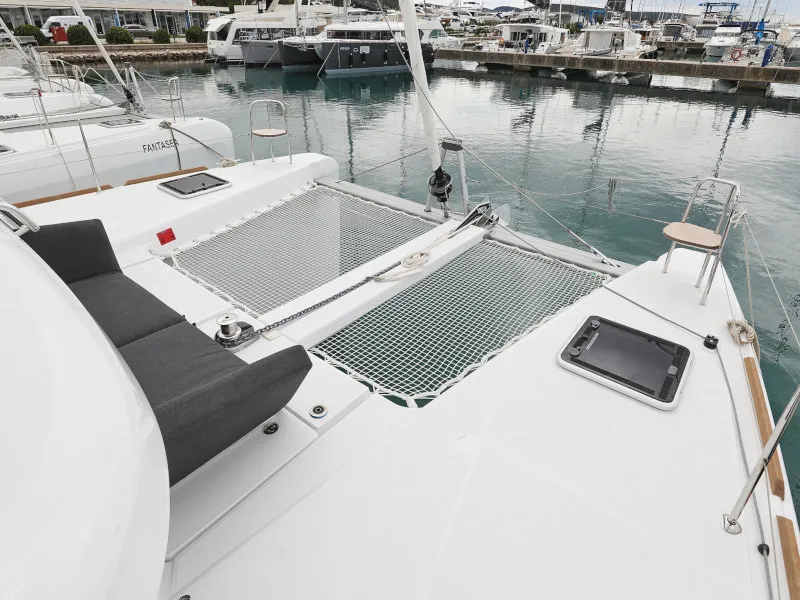 Deck of LANCELOT, a Lagoon 40 catamaran at Općina Sukošan, Croatia